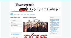 Desktop Screenshot of logenmittiskogen.se